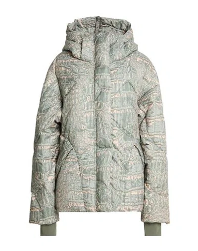 Adidas By Stella Mccartney Woman Jacket Sage Green Size M Recycled Polyester