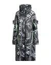 Adidas By Stella Mccartney Woman Overcoat & Trench Coat Black Size M Recycled Polyester In Black