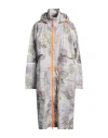 Adidas By Stella Mccartney Woman Overcoat & Trench Coat Light Grey Size M Recycled Polyester In Grey