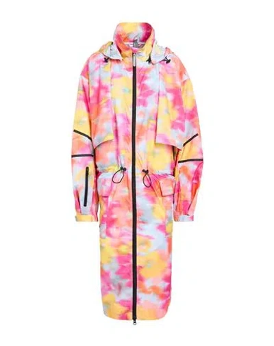 ADIDAS BY STELLA MCCARTNEY ADIDAS BY STELLA MCCARTNEY WOMAN OVERCOAT & TRENCH COAT PINK SIZE M RECYCLED POLYESTER