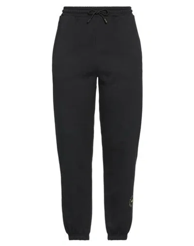 Adidas By Stella Mccartney Woman Pants Black Size L Organic Cotton, Recycled Polyester