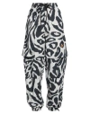 Adidas By Stella Mccartney Woman Pants Light Grey Size L Recycled Polyamide In Grey