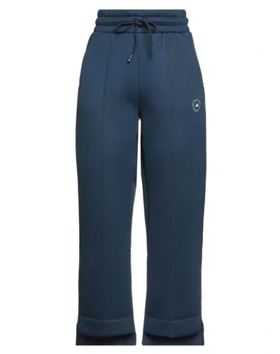 Adidas By Stella Mccartney Woman Pants Navy Size M Modal, Polyurethane In Blue