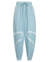 Adidas By Stella Mccartney Woman Pants Pastel Blue Size Xs Recycled Polyester
