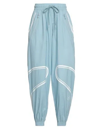 Adidas By Stella Mccartney Woman Pants Pastel Blue Size Xs Recycled Polyester