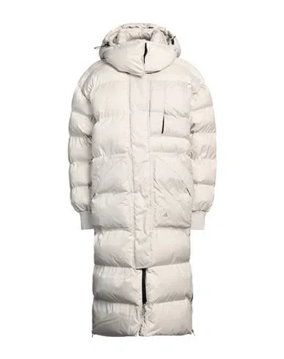 Adidas By Stella Mccartney Woman Puffer Ivory Size L Recycled Polyester In White