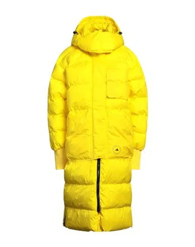 Adidas By Stella Mccartney Woman Puffer Yellow Size S Recycled Polyester