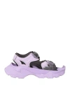 Adidas By Stella Mccartney Woman Sandals Purple Size 6 Textile Fibers