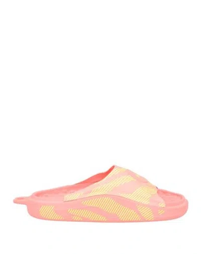 Adidas By Stella Mccartney Woman Sandals Salmon Pink Size 5 Textile Fibers