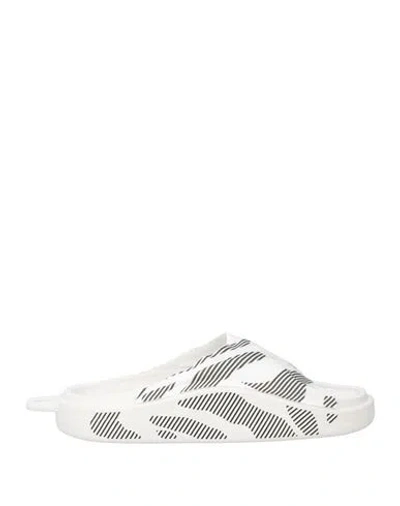 Adidas By Stella Mccartney Woman Sandals White Size 9.5 Textile Fibers