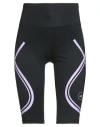 Adidas By Stella Mccartney Woman Shorts & Bermuda Shorts Black Size L Recycled Polyester, Recycled E In Black