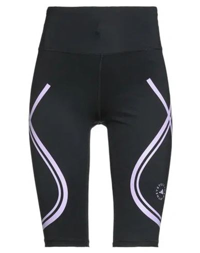 Adidas By Stella Mccartney Woman Shorts & Bermuda Shorts Black Size L Recycled Polyester, Recycled E