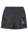 Adidas By Stella Mccartney Woman Shorts & Bermuda Shorts Black Size S Recycled Polyester In Black