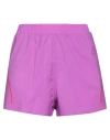 Adidas By Stella Mccartney Woman Shorts & Bermuda Shorts Purple Size 16 Recycled Polyester In Purple