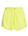 Adidas By Stella Mccartney Woman Shorts & Bermuda Shorts Yellow Size Xs Recycled Polyester, Polyeste In Yellow