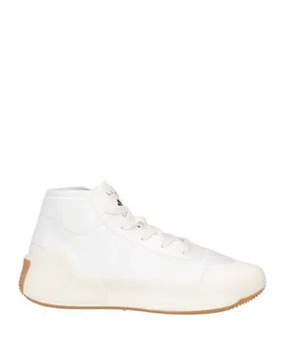 Adidas By Stella Mccartney Woman Sneakers White Size 10 Synthetisches Material