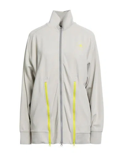 Adidas By Stella Mccartney Woman Sweatshirt Beige Size M Recycled Polyamide, Elastane In Sand