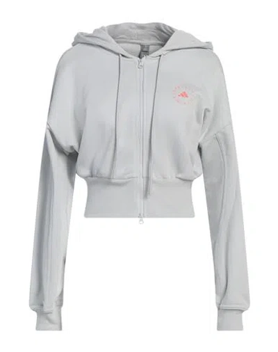 Adidas By Stella Mccartney Woman Sweatshirt Light Grey Size L Organic Cotton