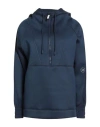 Adidas By Stella Mccartney Woman Sweatshirt Midnight Blue Size M Modal, Polyurethane In Blue