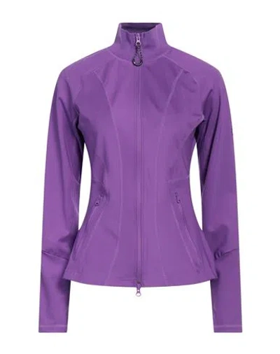 Adidas By Stella Mccartney Woman Sweatshirt Purple Size M Recycled Polyester, Elastane