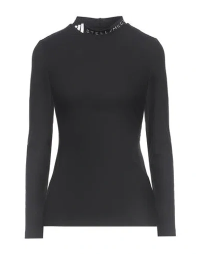 Adidas By Stella Mccartney Woman T-shirt Black Size L Recycled Polyamide, Elastane