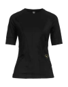 Adidas By Stella Mccartney Woman T-shirt Black Size L Recycled Polyester, Elastane In Black