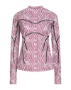 Adidas By Stella Mccartney Woman T-shirt Burgundy Size L Recycled Polyester, Elastane In Red