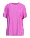 Adidas By Stella Mccartney Woman T-shirt Purple Size 16 Recycled Polyester, Elastane In Purple