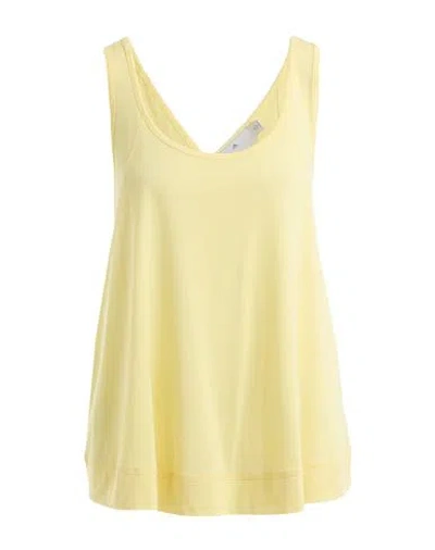 Adidas By Stella Mccartney Woman Tank Top Yellow Size S Lyocell, Recycled Polyester
