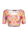 Adidas By Stella Mccartney Woman Top Fuchsia Size L Recycled Polyamide, Elastane