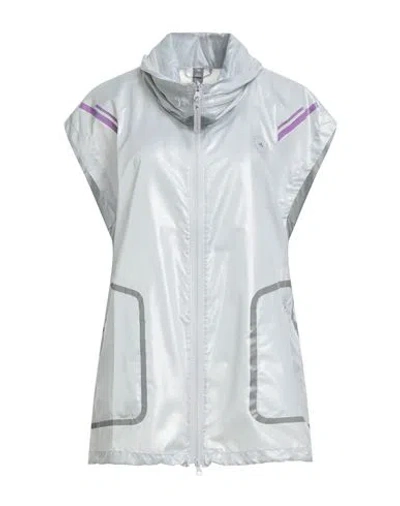 Adidas By Stella Mccartney Woman Vest Light Grey Size L Recycled Polyester In Gray