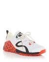 Adidas By Stella Mccartney Dropset Colorblock Training Sneakers In White/off White/active Orange