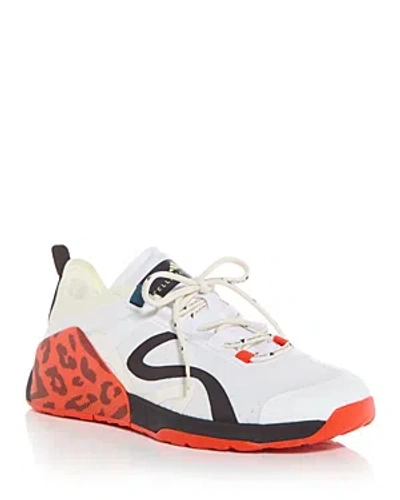Adidas By Stella Mccartney Women's Training Drop Low Top Sneakers In White/off White/active Orange