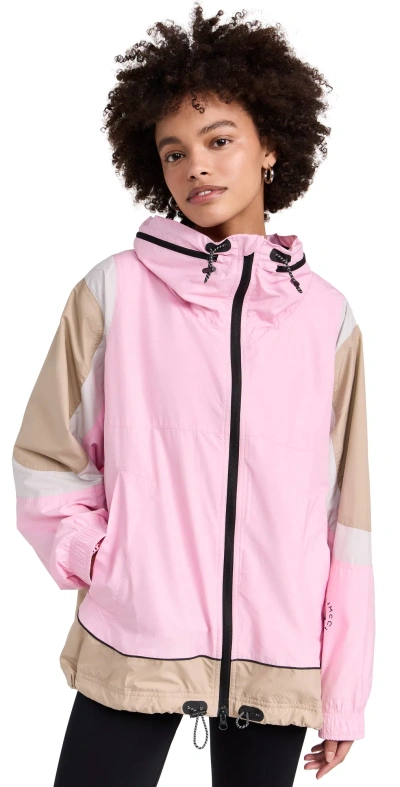 Adidas By Stella Mccartney Woven Tracktop True Pink/trace Khaki