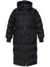 Adidas By Stella Mccartney Truecasuals Long Padded Coat In Black