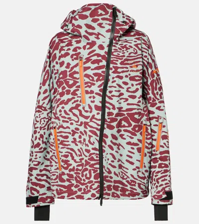 ADIDAS BY STELLA MCCARTNEY X TERREX TRUENATURE 2L LEOPARD-PRINT SKI JACKET