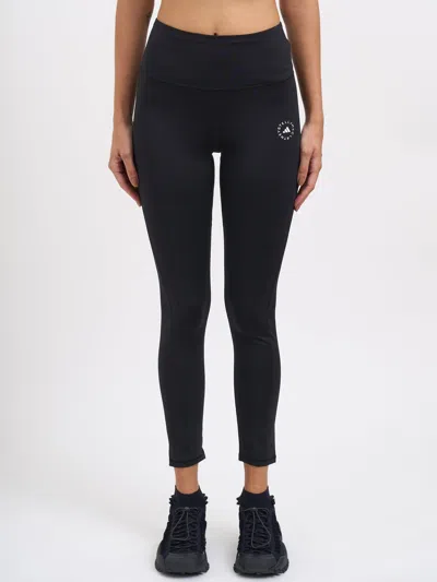 Adidas By Stella Mccartney Yoga Leggings 7/8 In Black