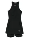 Adidas By Stella Mccartney Tennis Performace Mini Dress In Black