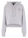 Adidas By Stella Mccartney Zip-up Hoodie In Gray
