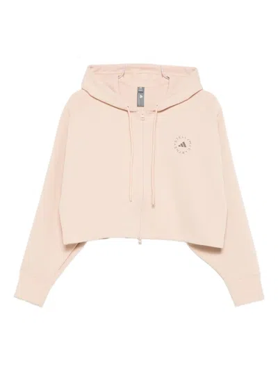 Adidas By Stella Mccartney Zip-up Hoodie In Neutral
