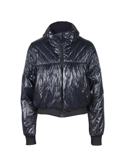Pre-owned Adidas By Stella Mccartney Zip-up Puffer Jacket In Blue