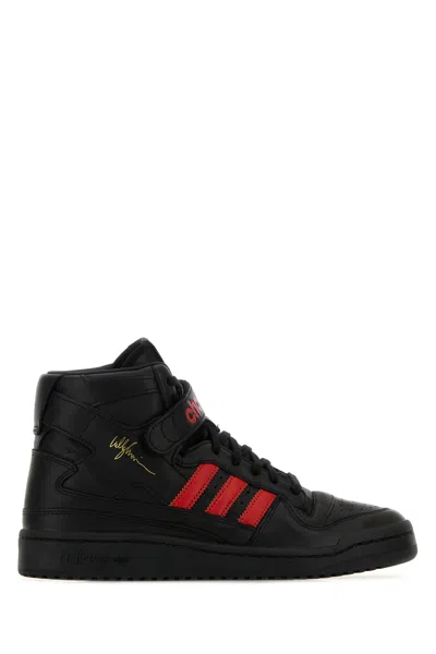 Adidas By Willy Chavarria Black Leather  Forum Sneakers