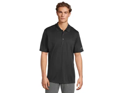 Adidas Golf Adi Performance Short Sleeve Golf Polo Shirt In Black
