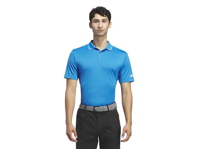 Adidas Golf Adi Performance Short Sleeve Golf Polo Shirt In Blue