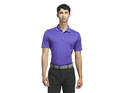 Adidas Golf Adi Performance Short Sleeve Golf Polo Shirt In Blue
