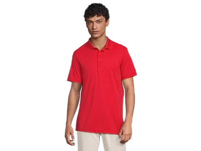 Adidas Golf Adi Performance Short Sleeve Golf Polo Shirt In Red