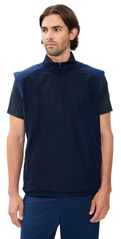 Adidas Golf Beyond Climawarm Vest Collegiate Navy In Blue