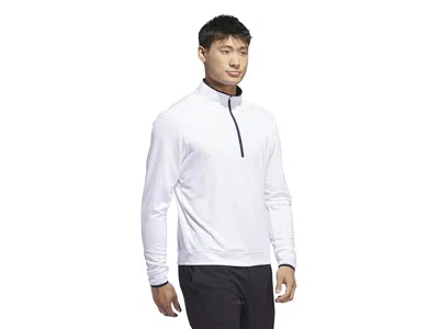 Adidas Golf Core Lightweight 1/2 Zip Pullover In White