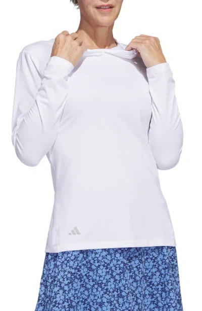 Adidas Golf Essentials Performance Golf Hoodie In White