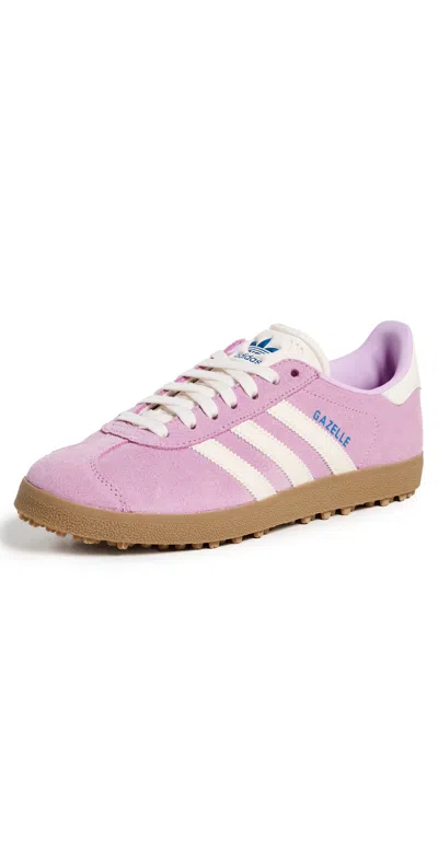 Adidas Golf Gazelle Spikeless Golf Shoes Bliss Lilac/white/bluebird